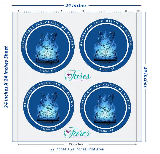 Premium DTF Transfer Sheet – 22" x 24"