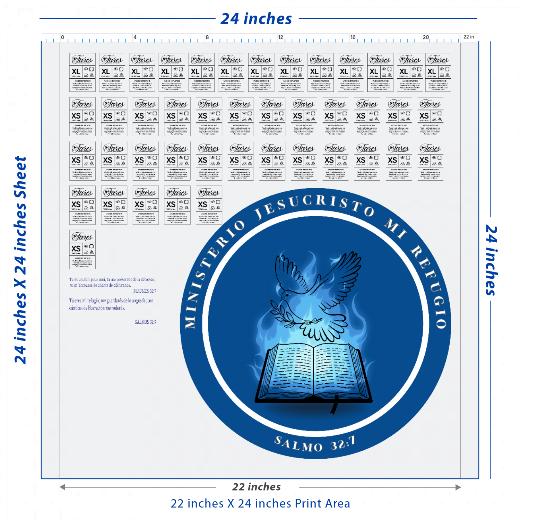Premium DTF Transfer Sheet – 22" x 24"