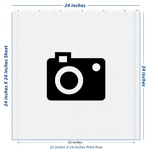 Premium DTF Transfer Sheet – 22" x 24"