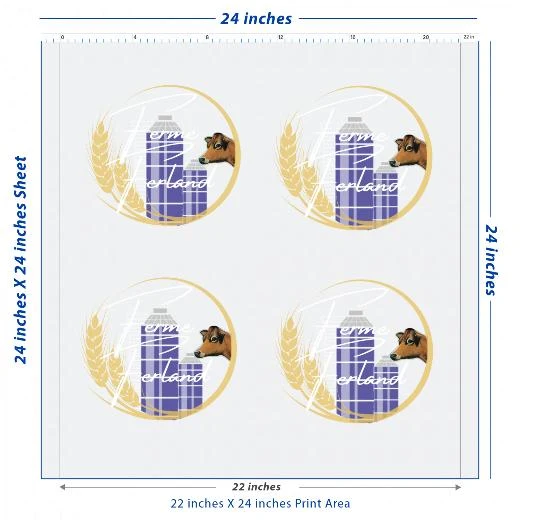 Premium DTF Transfer Sheet – 22" x 24"