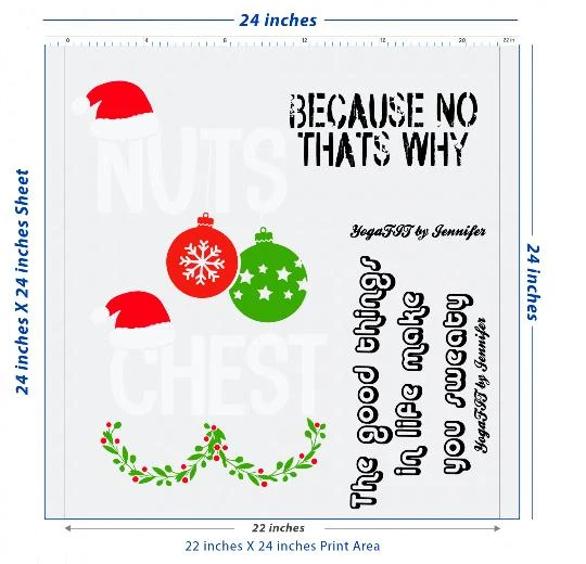 Premium DTF Transfer Sheet – 22" x 24"