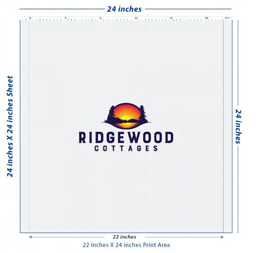 Premium DTF Transfer Sheet – 22" x 24"