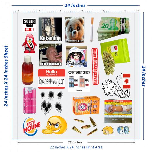 Premium DTF Transfer Sheet – 22" x 24"