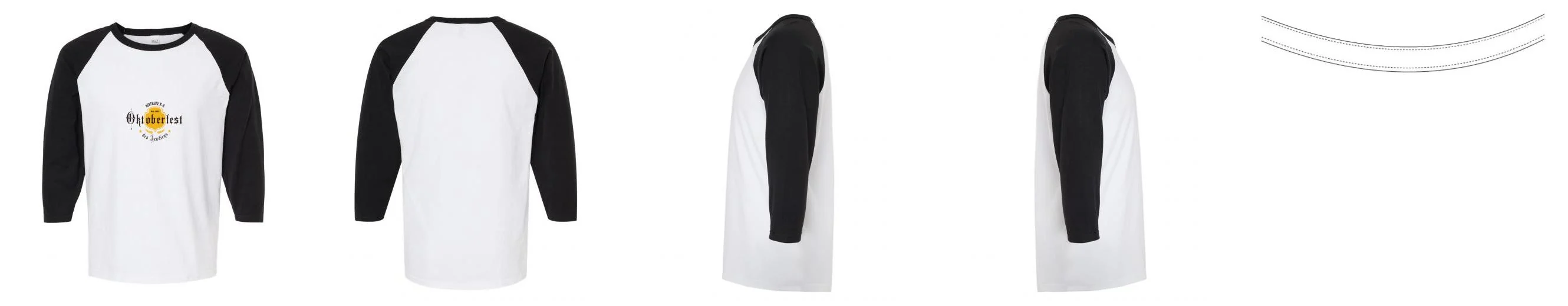 Raglan T-Shirt Midweight Cotton 9.4 oz | M&O 5540