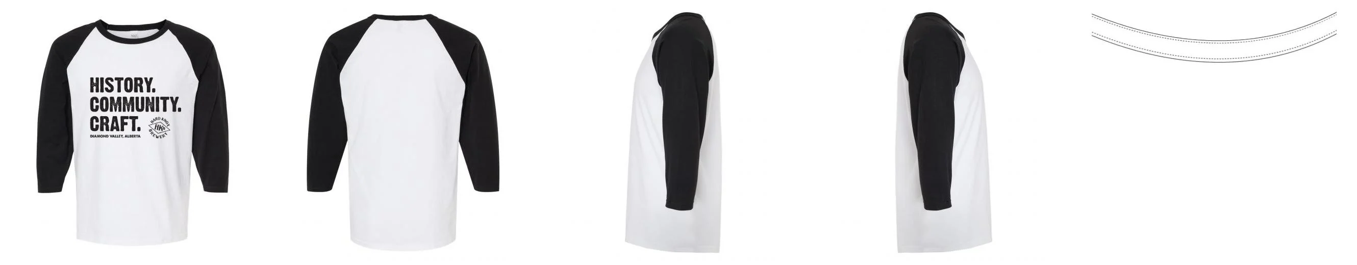 Raglan T-Shirt Midweight Cotton 9.4 oz | M&O 5540