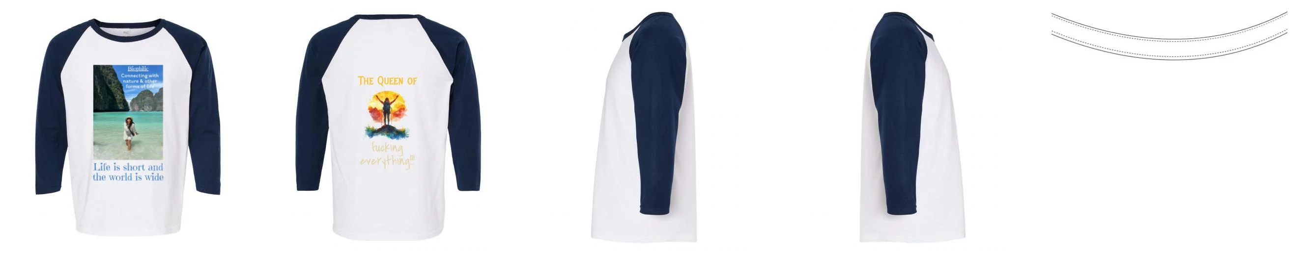 Raglan T-Shirt Midweight Cotton 9.4 oz | M&O 5540