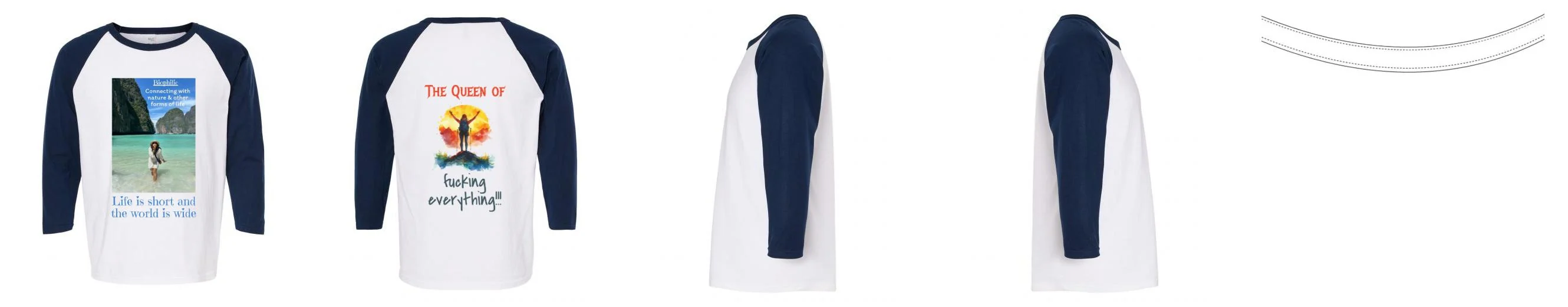 Raglan T-Shirt Midweight Cotton 9.4 oz | M&O 5540