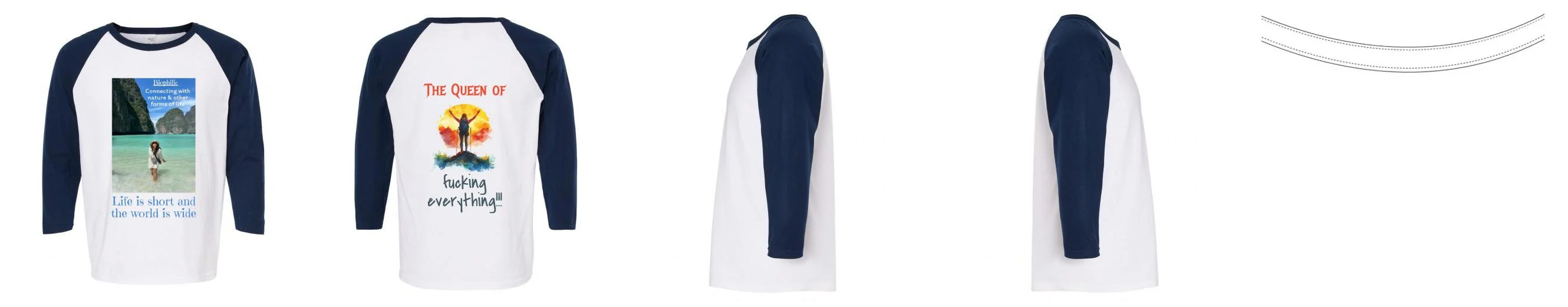 Raglan T-Shirt Midweight Cotton 9.4 oz | M&O 5540