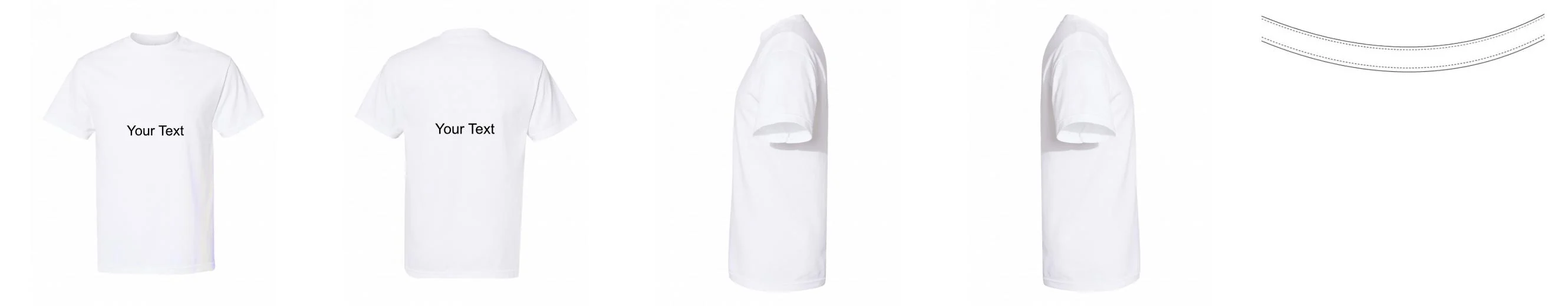 T-shirt Heavyweight Cotton 10 oz | American Apparel 1301