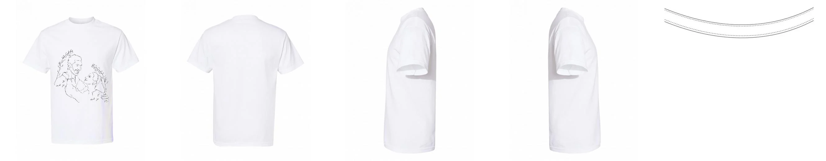 T-shirt Heavyweight Cotton 10 oz | American Apparel 1301