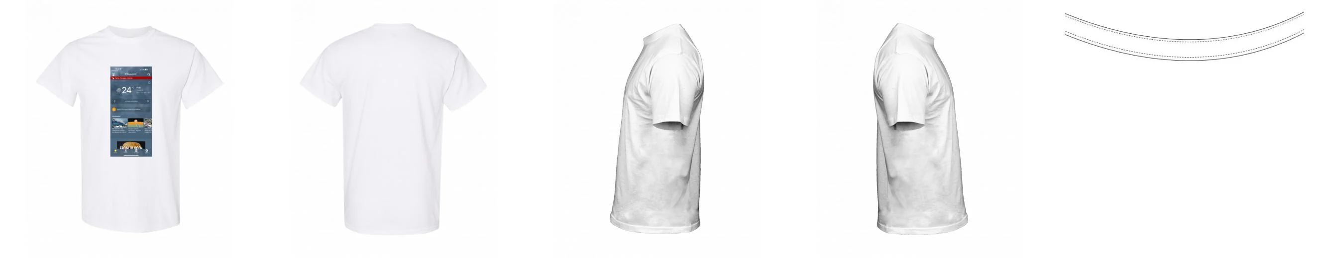 T-shirt Midweight Cotton 8.8 oz | Gildan 5000