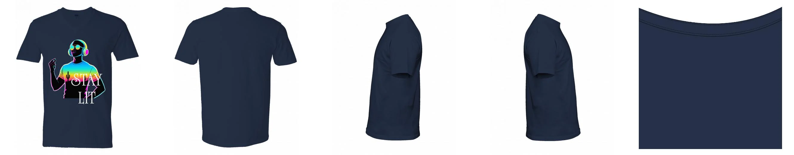 T-shirt V-neck Softstyle Cotton 7.5 oz | Gildan 64V00