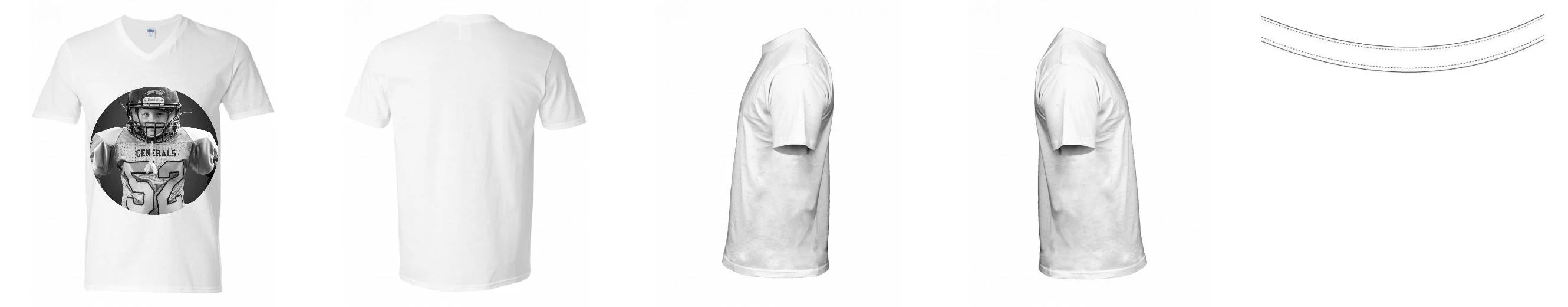 T-shirt V-neck Softstyle Cotton 7.5 oz | Gildan 64V00