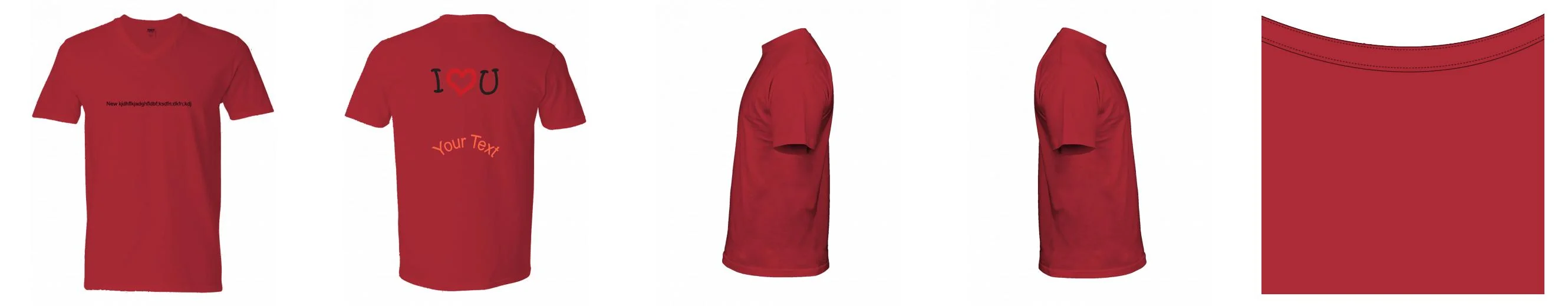 T-shirt V-neck Softstyle Cotton 7.5 oz | Gildan 64V00