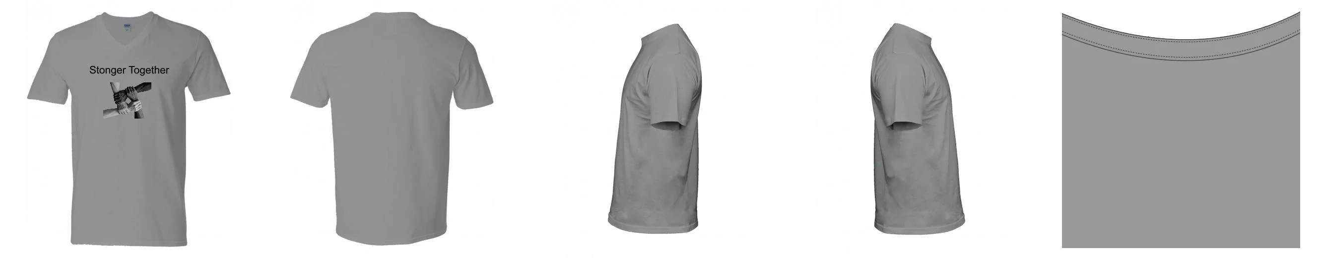 T-shirt V-neck Softstyle Cotton 7.5 oz | Gildan 64V00
