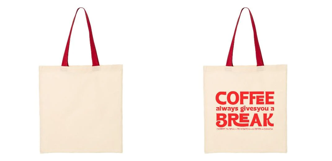 Tote Bag Contrast Handles 12L | Q-Tees QTB6000