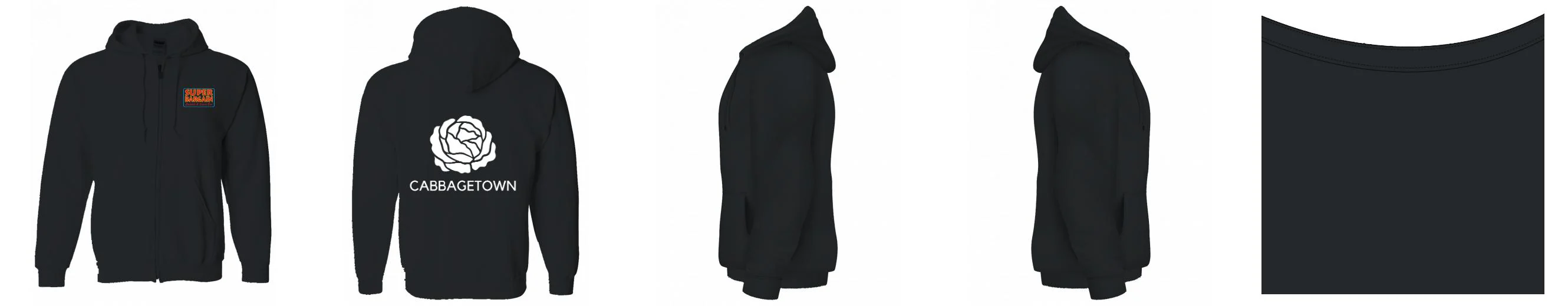 Zip-Up Hoodies 50/50 Cotton-Polyester 13.3 oz  | Gildan 18600