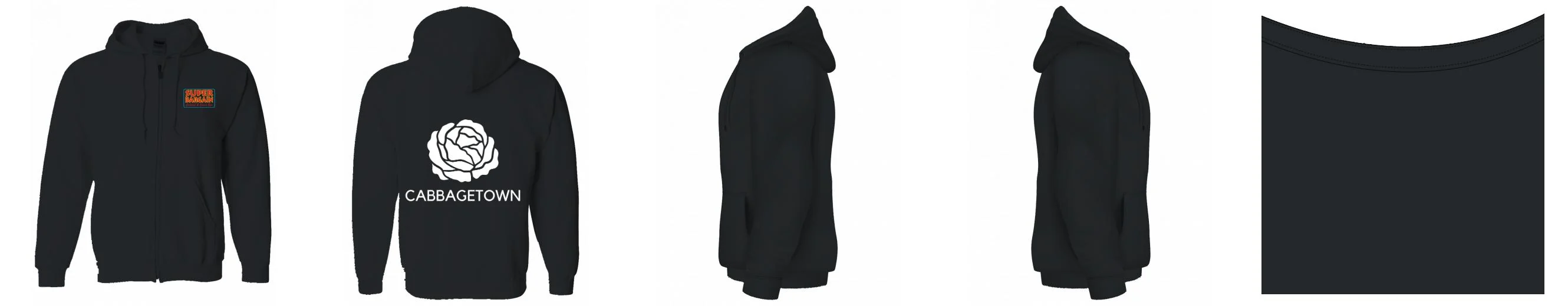 Zip-Up Hoodies 50/50 Cotton-Polyester 13.3 oz  | Gildan 18600