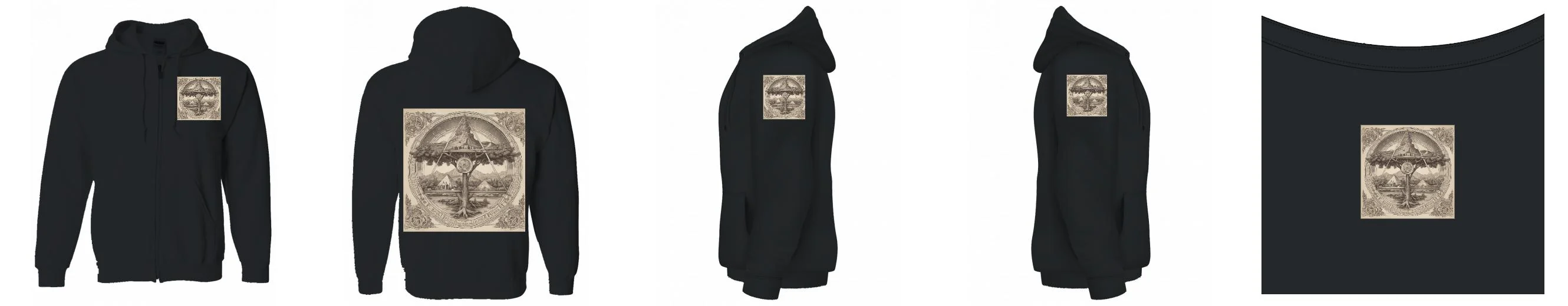 Zip-Up Hoodies 50/50 Cotton-Polyester 13.3 oz  | Gildan 18600