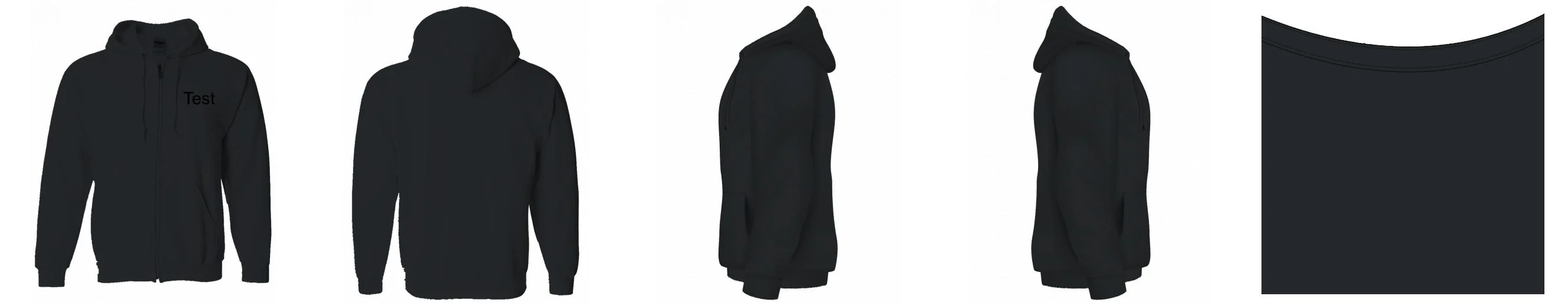 Zip-Up Hoodies 50/50 Cotton-Polyester 13.3 oz  | Gildan 18600