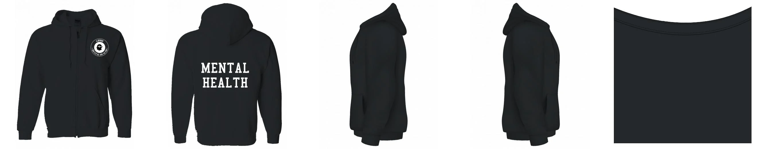 Zip-Up Hoodies 50/50 Cotton-Polyester 13.3 oz  | Gildan 18600