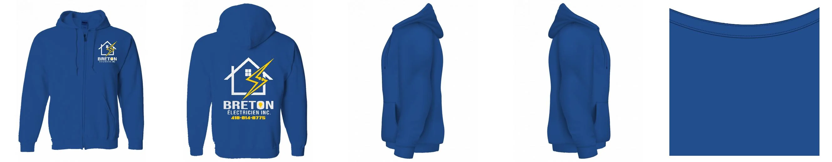 Zip-Up Hoodies 50/50 Cotton-Polyester 13.3 oz  | Gildan 18600