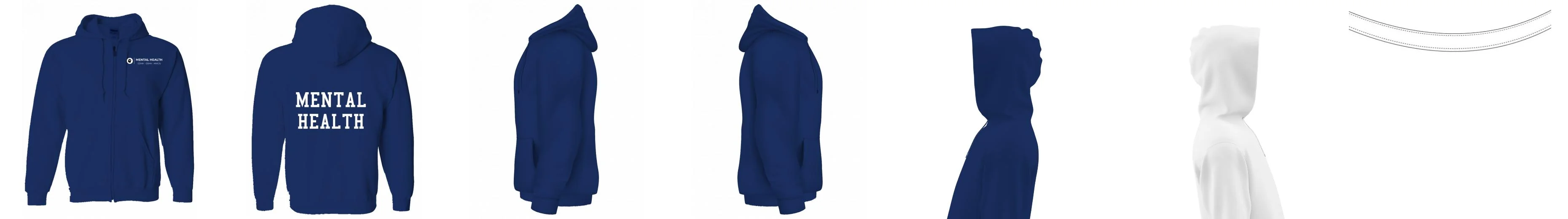 Zip-Up Hoodies 50/50 Cotton-Polyester 13.3 oz  | Gildan 18600