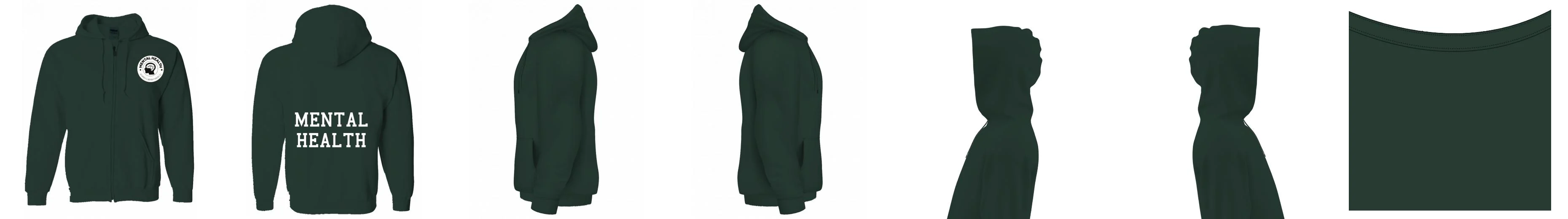 Zip-Up Hoodies 50/50 Cotton-Polyester 13.3 oz  | Gildan 18600