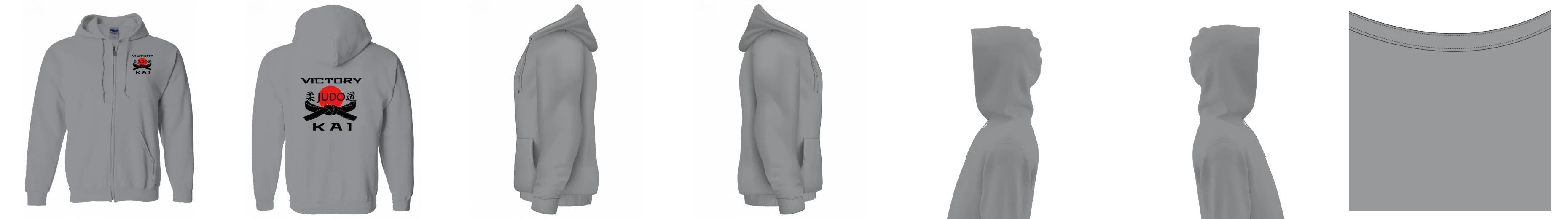 Zip-Up Hoodies 50/50 Cotton-Polyester 13.3 oz  | Gildan 18600