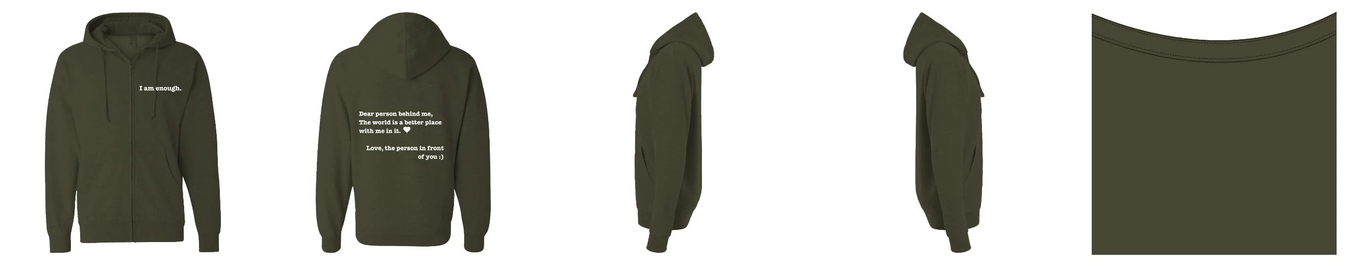 Zip-Up Hoodies 80/20 Cotton-Polyester 14.1 oz | Independent Trading Co. SS4500Z