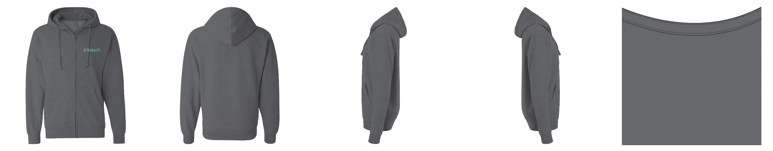 Zip-Up Hoodies 80/20 Cotton-Polyester 14.1 oz | Independent Trading Co. SS4500Z