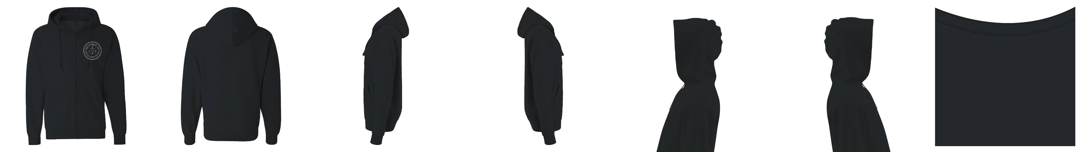 Zip-Up Hoodies 80/20 Cotton-Polyester 14.1 oz | Independent Trading Co. SS4500Z