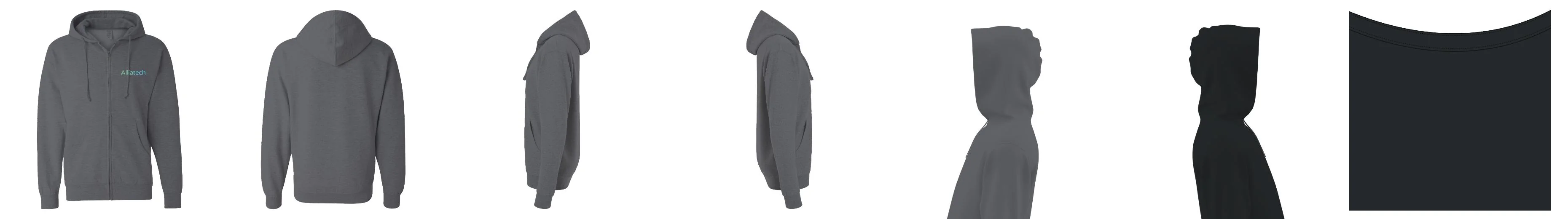 Zip-Up Hoodies 80/20 Cotton-Polyester 14.1 oz | Independent Trading Co. SS4500Z