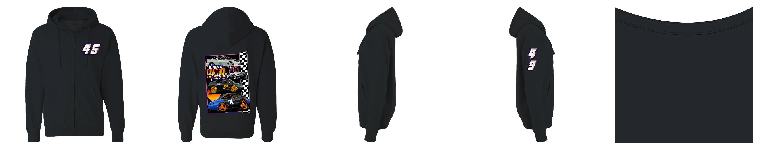 Zip-Up Hoodies 80/20 Cotton-Polyester 14.1 oz | Independent Trading Co. SS4500Z